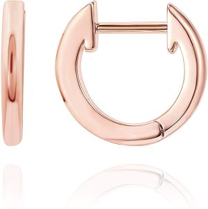 14K Gold Plated Cuff Earrings Huggie Stud | Small Hoop Earrings for Women