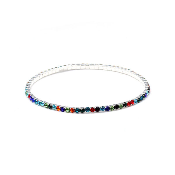 Bennett Tennis Bracelet - Multi Color: Metallic 4 Product image