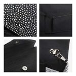 Ladies Frosted Satin Evening Clutch Purse Bag Crossbody Handbags Party Prom Wedding Envelope