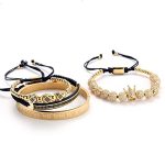Imperial Crown King Mens Bracelet Pave CZ ,Gold Bracelets for Men Luxury Charm Fashion Cuff Bangle Crown Birthday Jewelry 3 Imperial Crown King Mens Bracelet Pave CZ ,Gold Bracelets for Men Luxury Charm Fashion Cuff Bangle Crown Birthday Jewelry