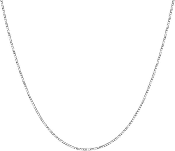 14K Gold Plated Curb Paperclip Box Sphere Bead Snake Herringbone and Figaro Chain Adjustable Necklace