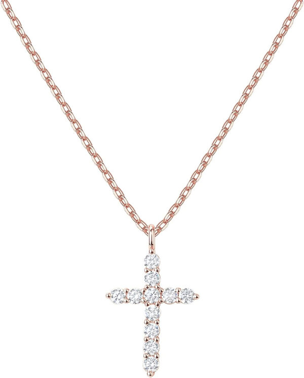 14K Gold Plated Cross Necklace for Women | Cross Pendant | Gold Necklaces for Women