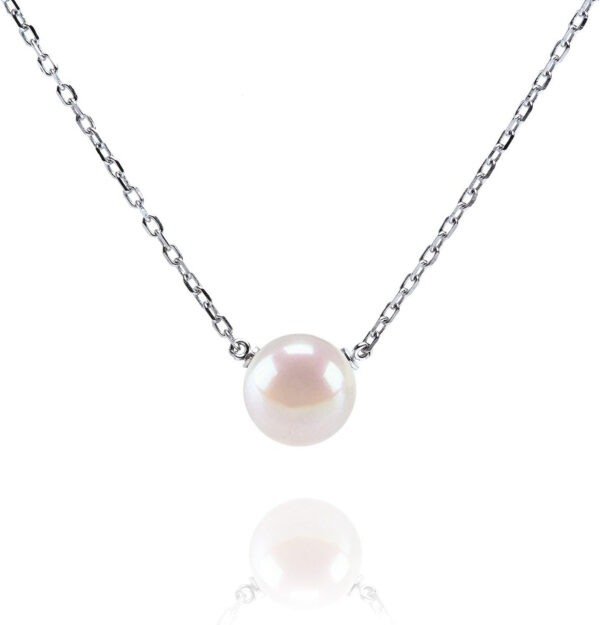 Handpicked AAA+ Freshwater Cultured Single Pearl Necklace Pendant | Gold Necklaces for Women