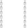 Threader Earrings for Women 925 Sterling Silver Plated Cubiz Zirconia Long Dangle Drop Earrings for Teen Girls