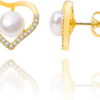 925 Sterling Silver Freshwater Real Pearl Drop Dangle Earrings Quality Pearl Hoop Earrings for Women