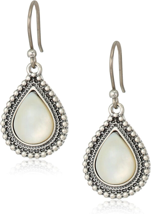 Rochas Jewelry Mother Of Pearl Drop Earrings