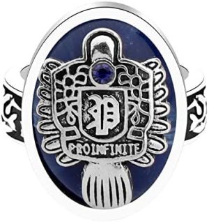 Rochas Jewelry The Originals Inspired Jewelry Gifts 26 Initial Letter Alphabet A-Z Initial Ring Gift for TV Fans 1 Product image