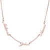 Rochas Jewelry - Personalized Multiple Name Necklace in Sterling Silver, 18K Gold Plated, Rose Gold, Vermeil - Custom Made