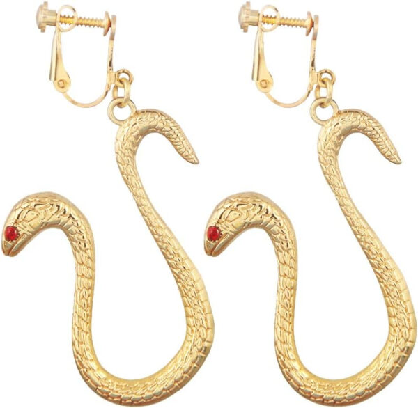 Roronoa Zoro Earrings Clip On- Gold Anime Costume Cosplay Earrings - Figure Earrings For Anime Lovers