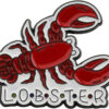 Rochas Jewelry Friends Lobster Couple Pin TV Show Jewelry Lobster Brooch for Friend