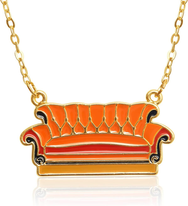 FRIENDS TV Show Fashion Pendant TV Series Inspired Jewelry Necklace, Adjustable Chain