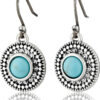 Rochas Jewelry Turquoise-Hued Drop Earrings