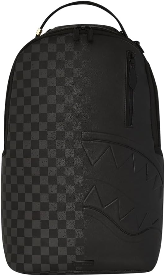 SPRAYGROUND HALF SPRITZ BLACK/GREY CHECK BACKPACKLimited Edition