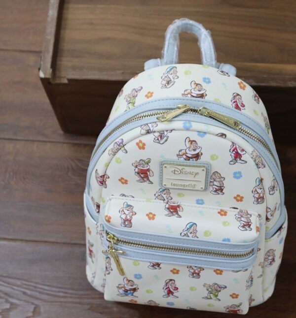 Loungefly Women's Disney Snow White and the Seven Dwarfs Blue Backpack