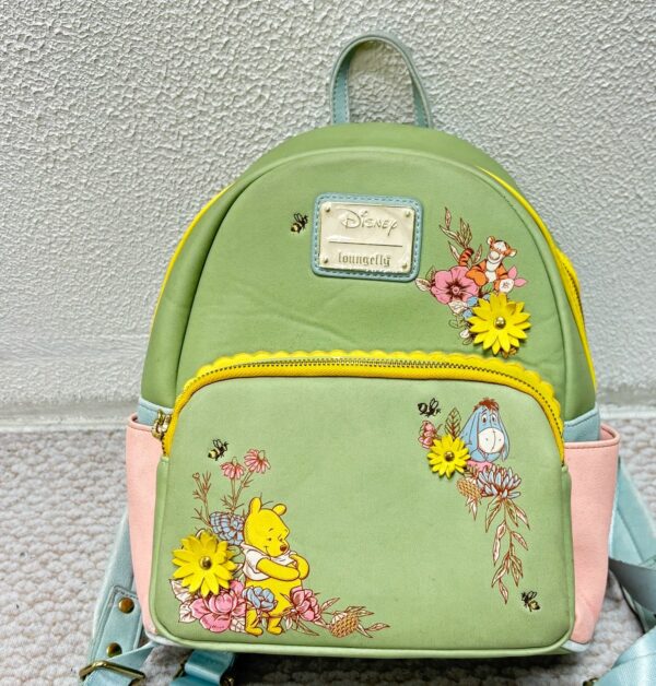 Loungefly Disney Winnie the Pooh Hundred Acre Wood Friends Floral Mini Backpack 6 Product image