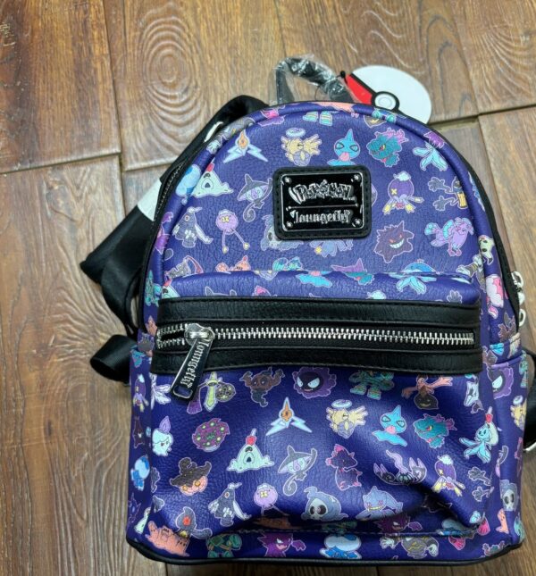 Loungefly GT Exclusive Pokemon Ghost Type AOP Mini Backpack 5 Product image