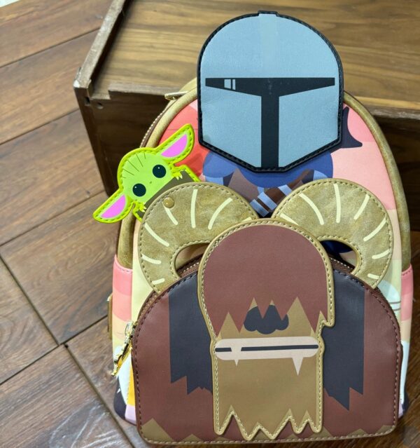 Loungefly Star Wars Mandalorian Bantha Ride Mini Backpack 11 Product image