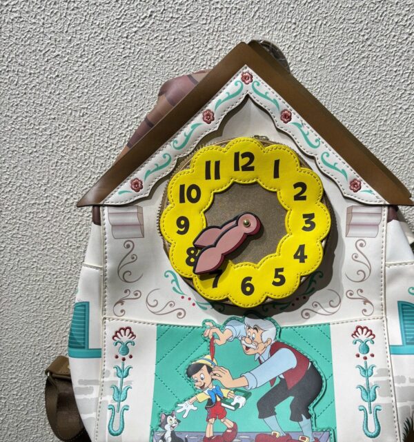 Loungefly Pinocchio Cuckoo Clock Backpack