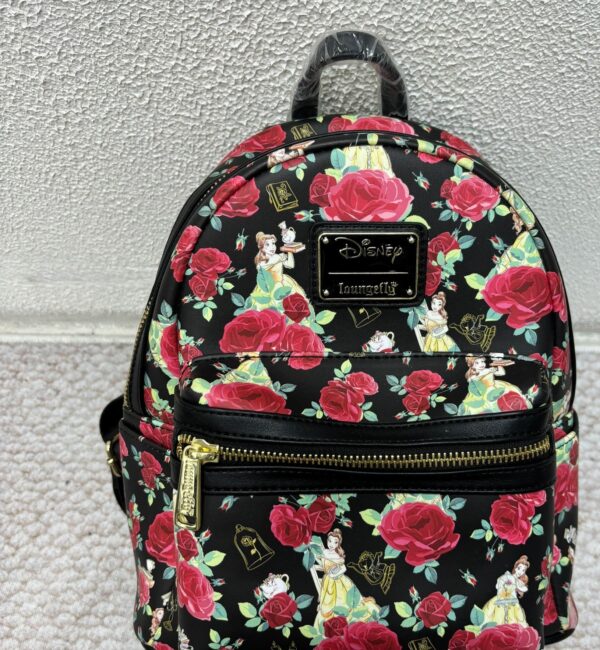 Loungefly Women's Disney Pink Tinkerbell Glow in the Dark Allover Print Backpack 8 Product image