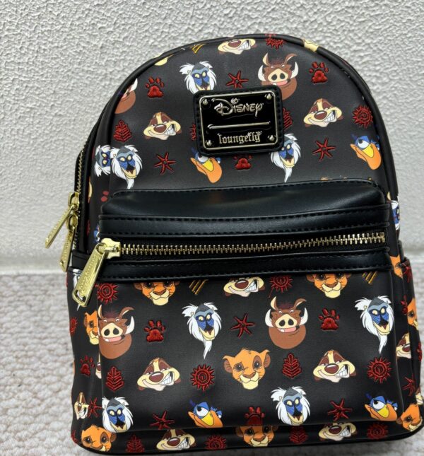 Loungefly Disney Lion King Faces Embroidered Mini Backpack Exclusive