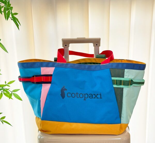 30L Allpa Gear Hauler Tote Del Dia Blue Yellow recycled materials