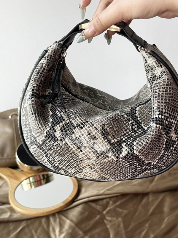 Luna Micro Snake Bag Desert White One Size Real leather 1 Product image