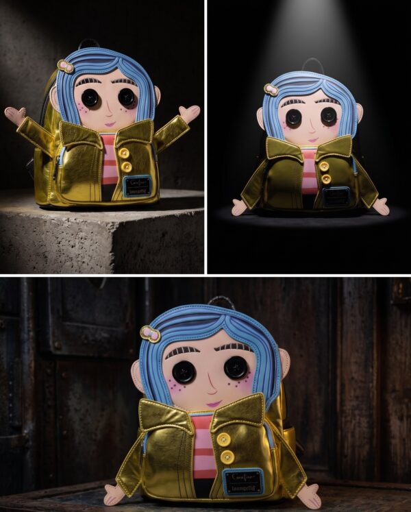 Loungefly Coraline 15th Anniversary Laika Doll Mini Backpack
