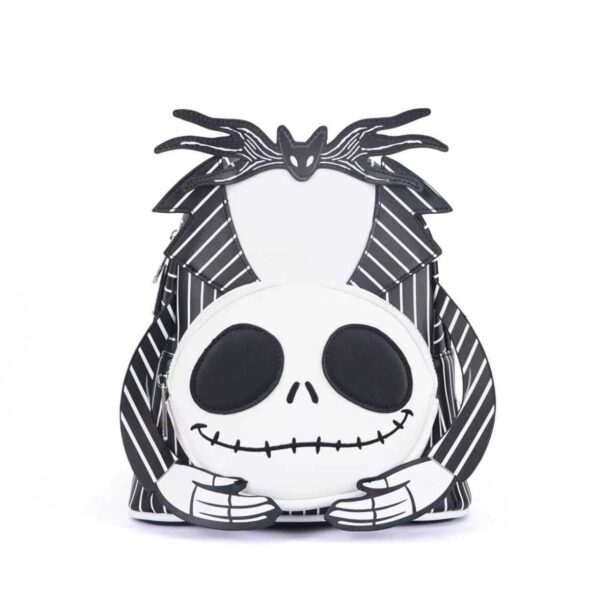Loungefly Disney Nightmare Before Christmas Headless Jack Skellington Womens Double Strap Shoulder Bag Purse