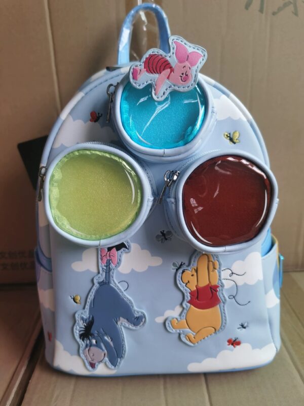 Loungefly Winnie the Pooh and Freiends Floating Balloons Mini Backpack | Disney Backpacks Standard
