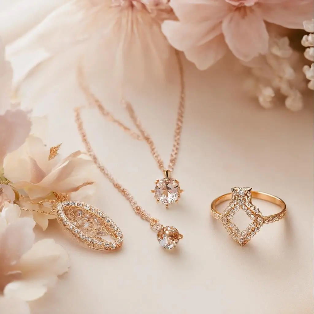 Warm Neutrals Are Rewriting Bridal Jewelry: Why Modern Couples Are Choosing Champagne, Sand, and Blush