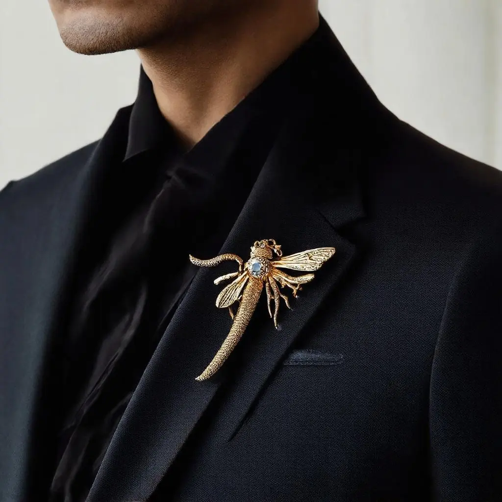 Men’s Brooches Are Back: The 2026 Style Shift Toward Symbolic, Quiet Luxury