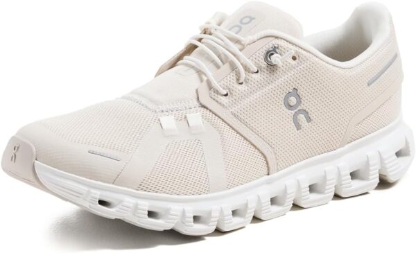 On Womens Cloud 6 Running Shoes Pearl/White 3 Product image