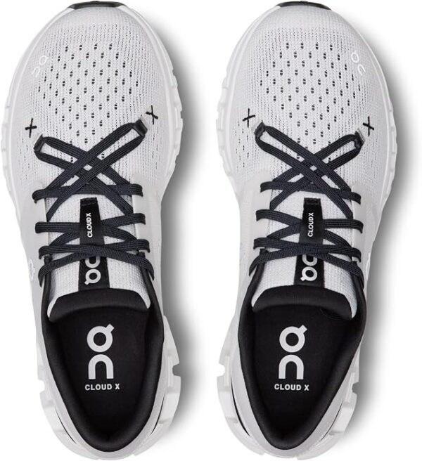 On Women's Cloud X 4 Sneakers Ivory Black 3 Product image