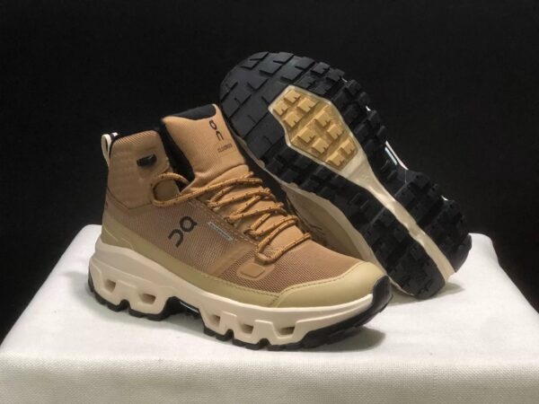 On womens Cloudrock Mid Waterproof Hiking Boots Sphinx/Sand 5 Product image